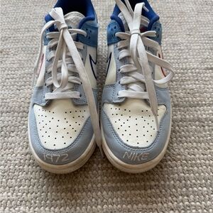 Nike Light Blue and White Sneakers